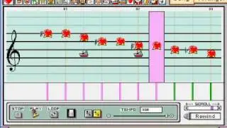 Doctor Neo Cortex theme (Crash Bandicoot 3) on Mario Paint Composer