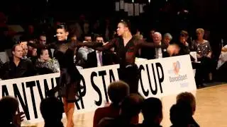 2012 WDSF Grand Slam Latin Antwerpen - Final - Gusev, Andrey Cherevichnaya, Elizaveta - Samba