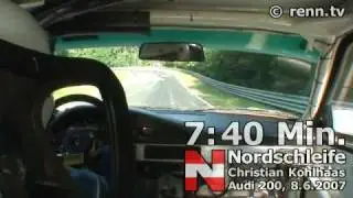 7:40 Min. Nordschleife Audi 200 (renn.tv)