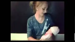 The girls midnight feeding!