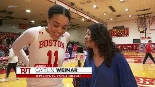Highlights: Women's Basketball vs. Holy Cross (03/02/24)