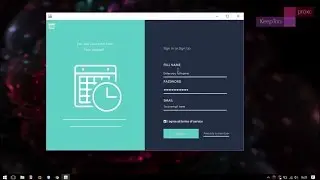 Java Netbeans Metro UI Design - Sign Up Example