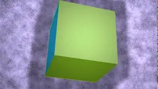 cube - After Effects 3D with light and shadows