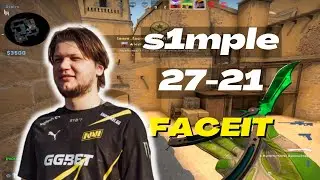 s1mple 27Kills w/friends | Mirage POV | FACEIT Ranked | June 5, 2023