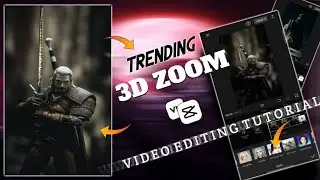 3D Zoom effect tutorial Capcut video editing tutorial | 3D Zoom effect Video 