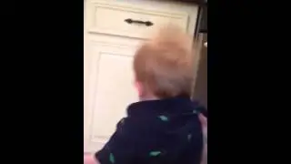 Aidan "The Rooster" Nash struts around the kitchen.