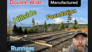 Laying the Foundation for our NEW Manufactured Home!