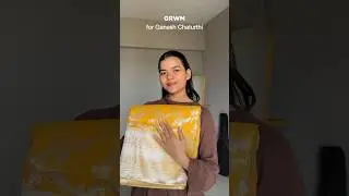 Get Ready With Me For Ganesh Chaturthi ft Jovees Herbal #shorts | Mishti Pandey