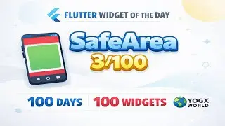 Flutter Widget of the Day 3/100 🤯 (SafeArea)