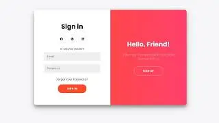 Create Animated Login & Register Form | HTML CSS JavaScript Full Tutorial