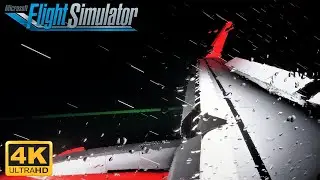 Microsoft Flight Simulator 2020 A320N *EXTREME TURBULENT STORMY Night Landing At Calicut Airport