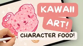 Learn KAWAII Illustration Character Food Mash Up | Procreate Tutorial for Beginners