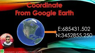 How to Get Coordinate from Google Earth Directly,