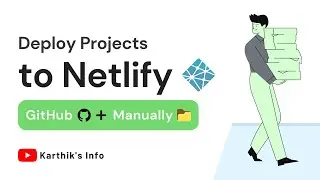 Upload projects to Netlify | GitHub & Manual deploy