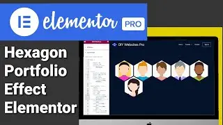 How To Add Hexagon Effect Portfolio Into Elementor (HTML CSS)