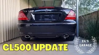 Mercedes-Benz CL500 Cold Start & Update