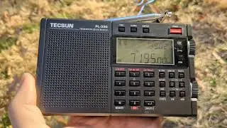 Tecsun PL-330 listening to AJ4TW checking into W4OVT's Ten-Tec net on 40m