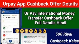 Urpay app cashback offer details | Urpay app international money transfer details