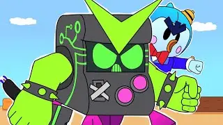 Brawl Stars Animation - Mr.P and 8-bit Virus (Parody)