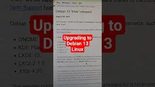 Debian 13 Trixie has been released, upgrading now. 