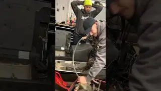 Just a couple dudes siphoning some fuel… 