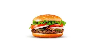 Фуд съемка бургера из Burgerking