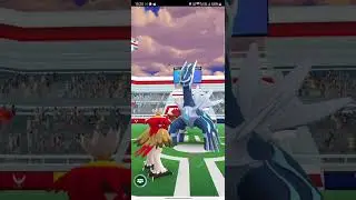 Conquering the Legendary Dialga in Mega Raid! #shorts  #pokemongo