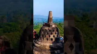 Borobudur, one of the most magnificent Buddhist temples ever built.