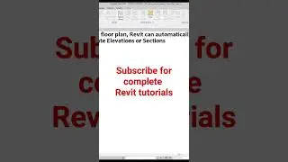 Revit Tutorials 