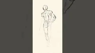 Drawing Figure from Imagination, back view