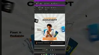 fastest way to design GIFT CARD FLYER for Social Media #shorts