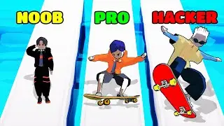 RETAK Skate Gameplay - NOOB vs PRO vs HACKER (iOS/Android)