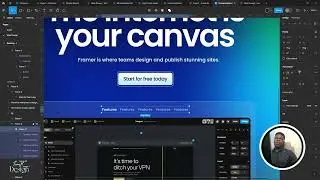 Feature Section - Designing Framer's Website UI with Figma
