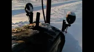 Съемка из кабины бульдозера ДТ-75 