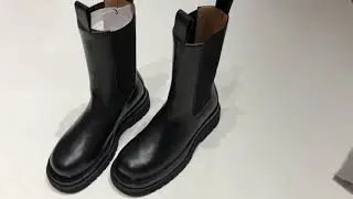 Bottega Veneta MID-CALF BOOTS IN STORM CUIR Unboxing