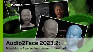 Audio2Face 2023.2: Blendshape Pipeline Improvement on Animation