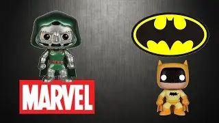 FUNKO pop Dr.DOOM Métalic + Batman exlcu