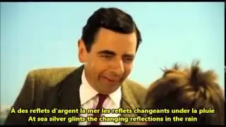 La Mer Charles Trenet French English Lyrics Paroles Mr. Bean Beach