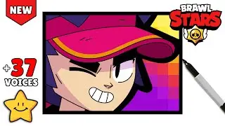 How To Draw FANG 💥 Icon | Brawl Stars | New Chromatic Brawler
