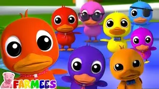 Learn Colors With Duck, Colors Song, Learning Videos for Children by Farmees