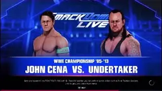 John cena vs undertaker 2K20 gameplay
