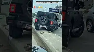 4x4 Thar Fun 😈🛣️ #shorts #carslover #modified #scorpio #fortuner