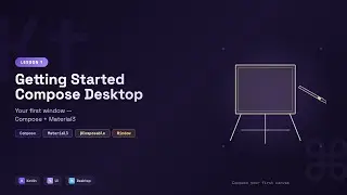 Kotlin Desktop App from Scratch: Compose + Material3 | Lesson 01