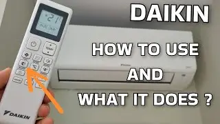 How to use Sleep Function on Daikin Air Conditioner. Air Con Sleep mode