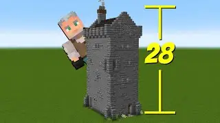 How to (CORRECTLY!) Build a Medieval Tower House in Minecraft