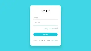Clean Login Form in HTML & CSS