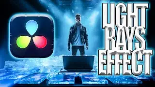 How to Use The Light Ray Effect in Davinci Resolve (Beginners)