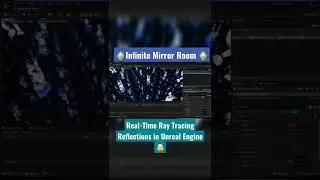 Infinite Mirror Room-Unreal Engine Real-Time Ray Tracing Reflection 