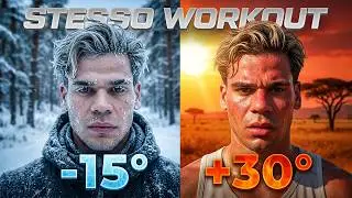 🏋️My FREE BODY WORKOUT at -15° and +30°