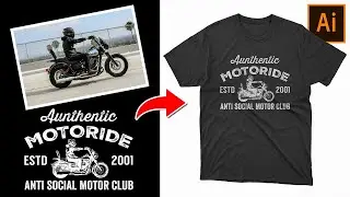 Cara membuat Badge Logo Motor Club